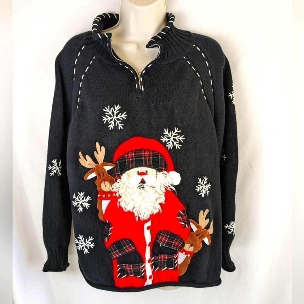 Rainbow‎ Bridge Vintage Holiday Sweater size XL